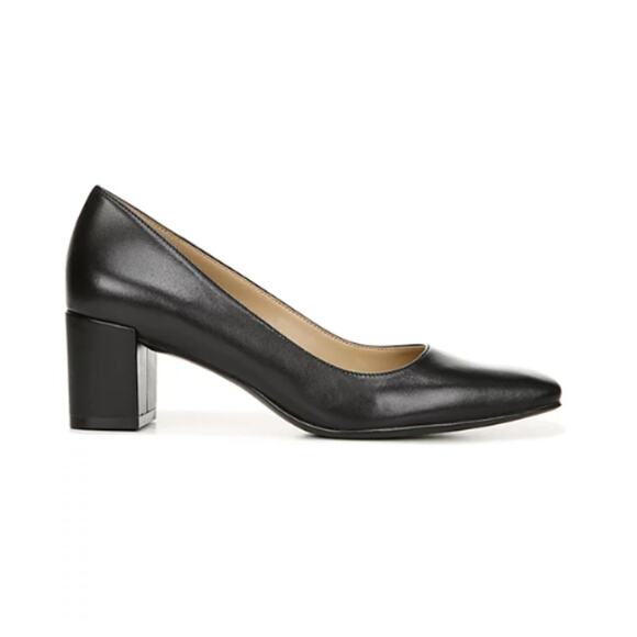 Naturalizer Karina Square Toe Pumps in Black Leather NEW Size 9.5 - Picture 2 of 5